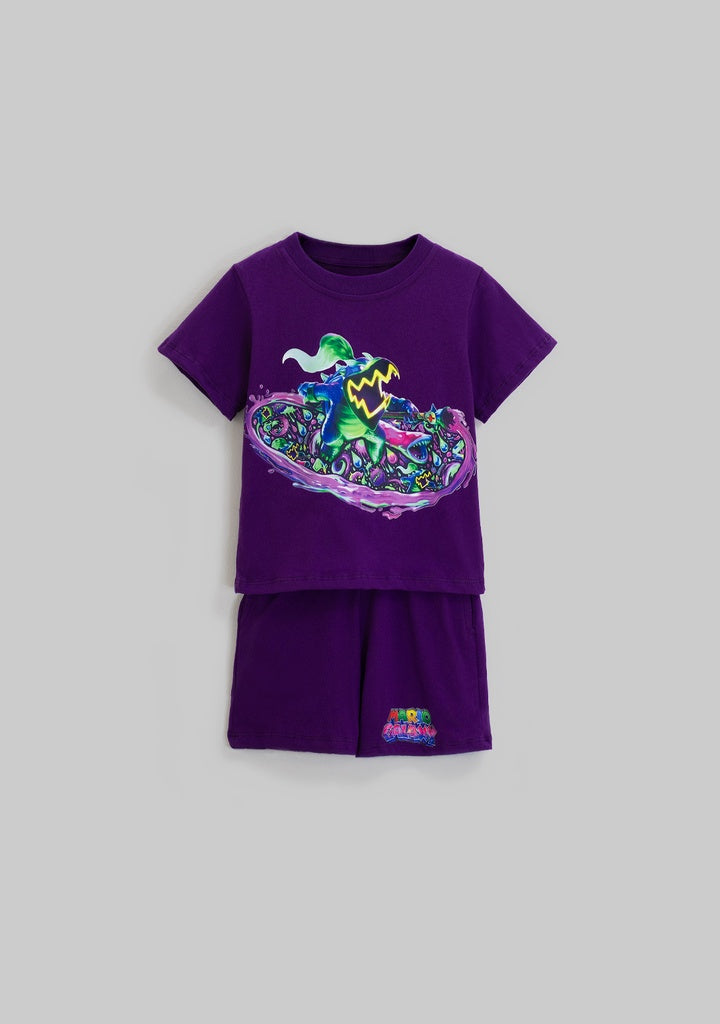 conjunto bowser Jr morado