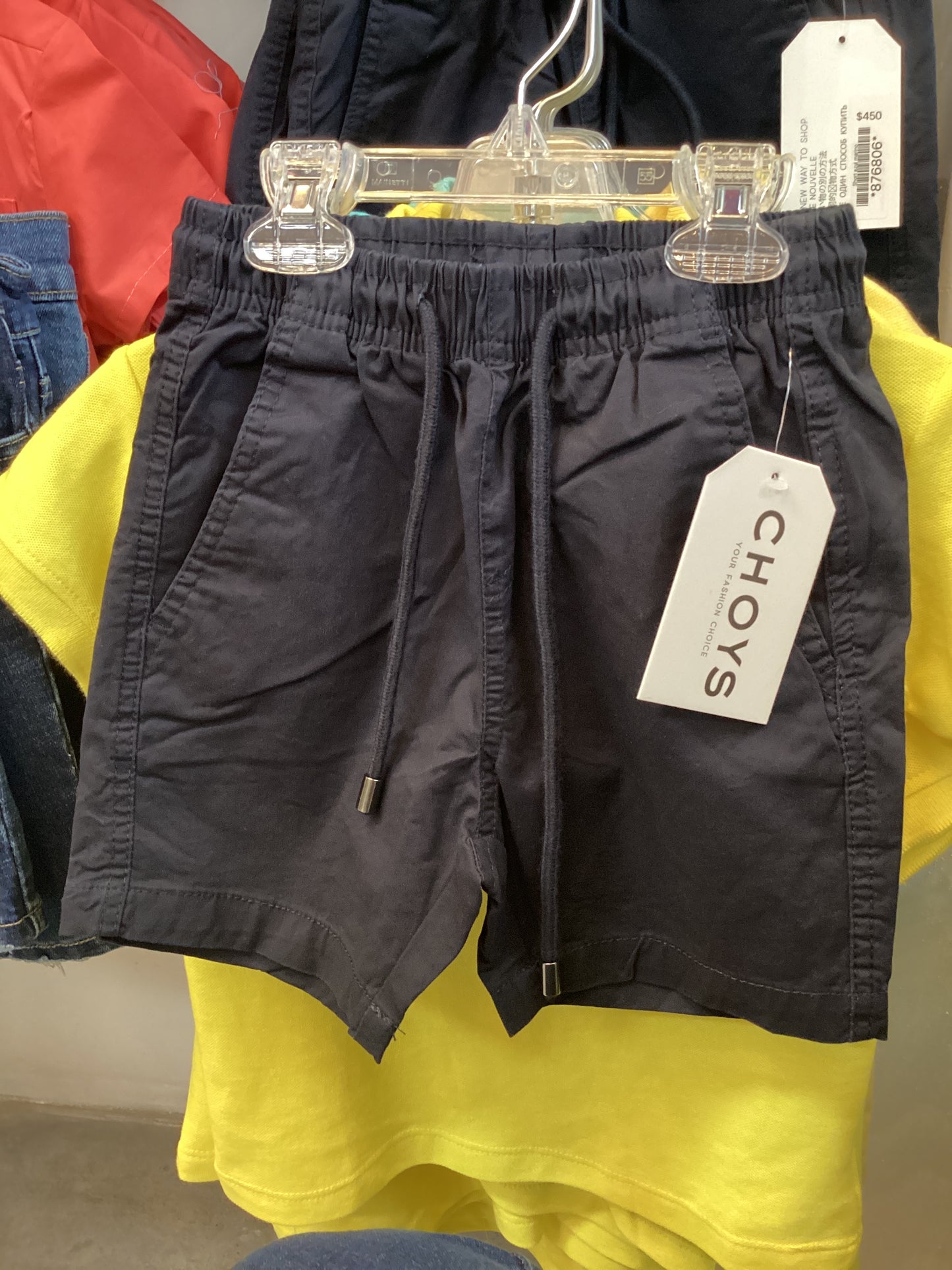 short azul marino