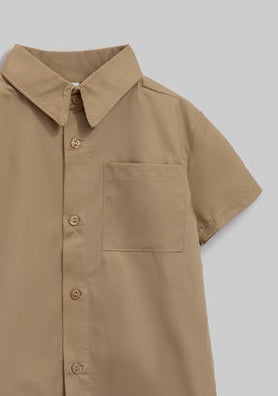 Camisa Botones caqui
