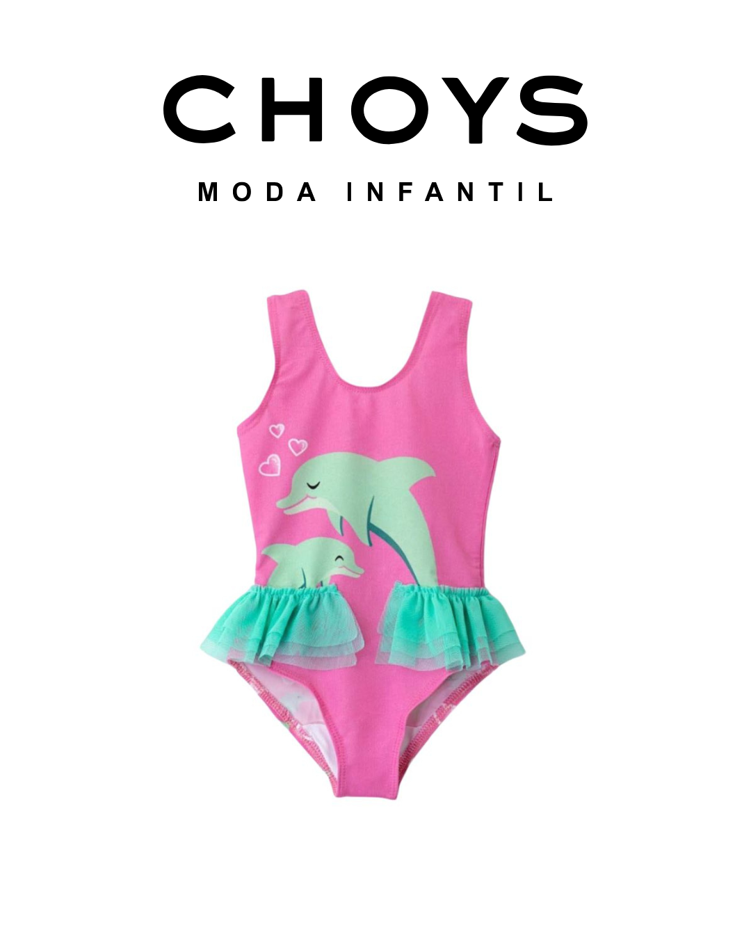 traje de baño delfines