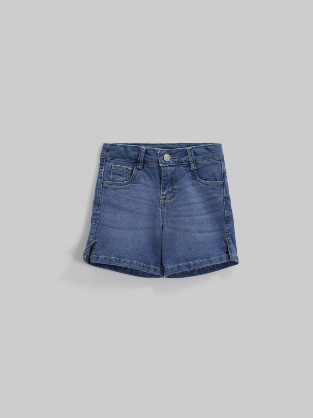 short de niña denim Blue