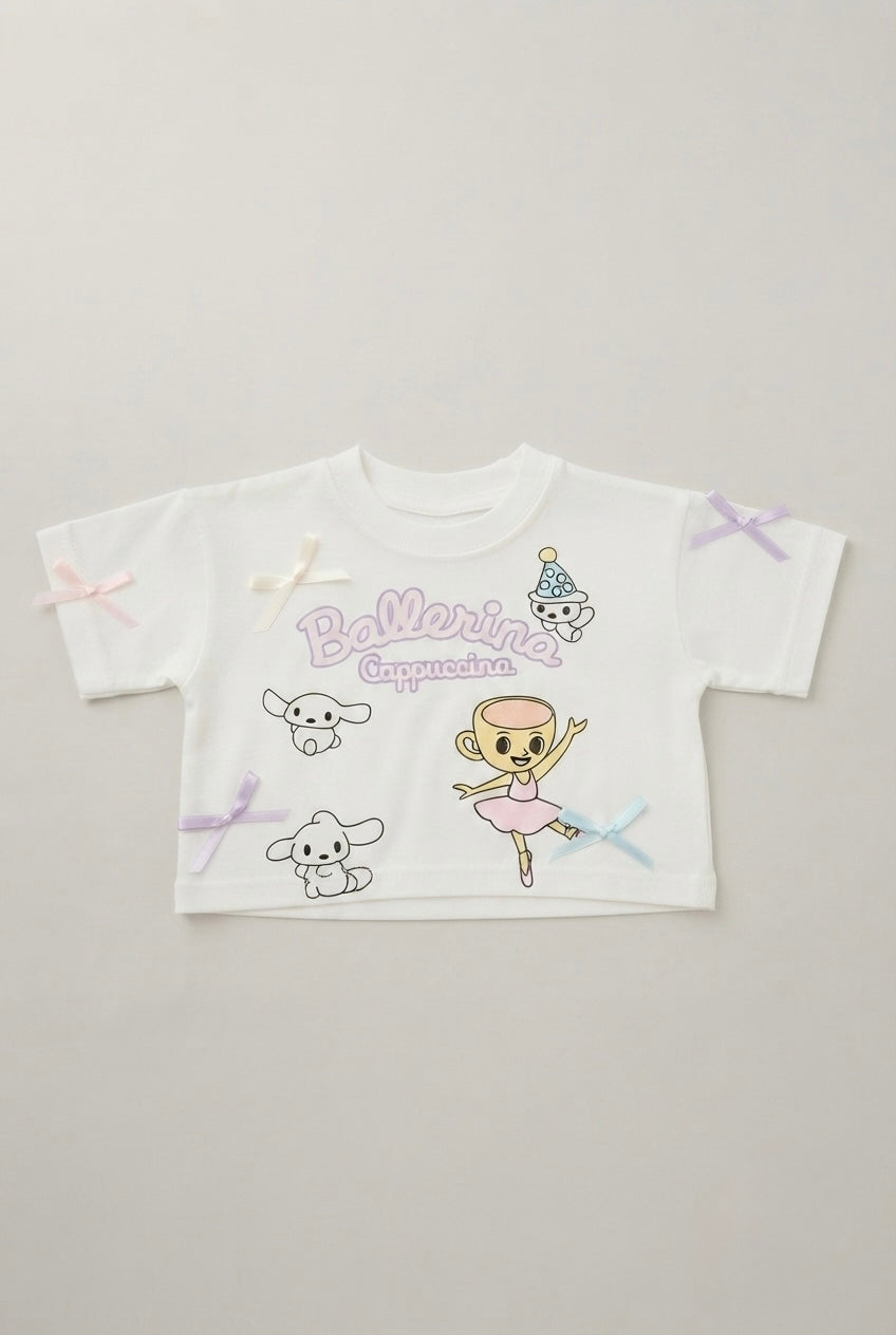 playera oversize ballerina cappucina