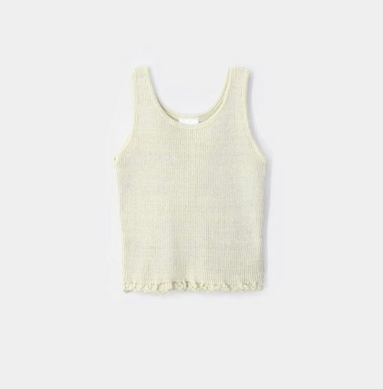 blusa beige tirantes brilloso