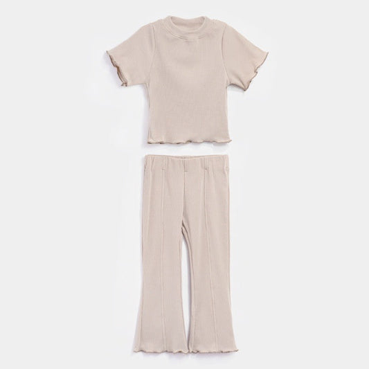 conjunto beige licra