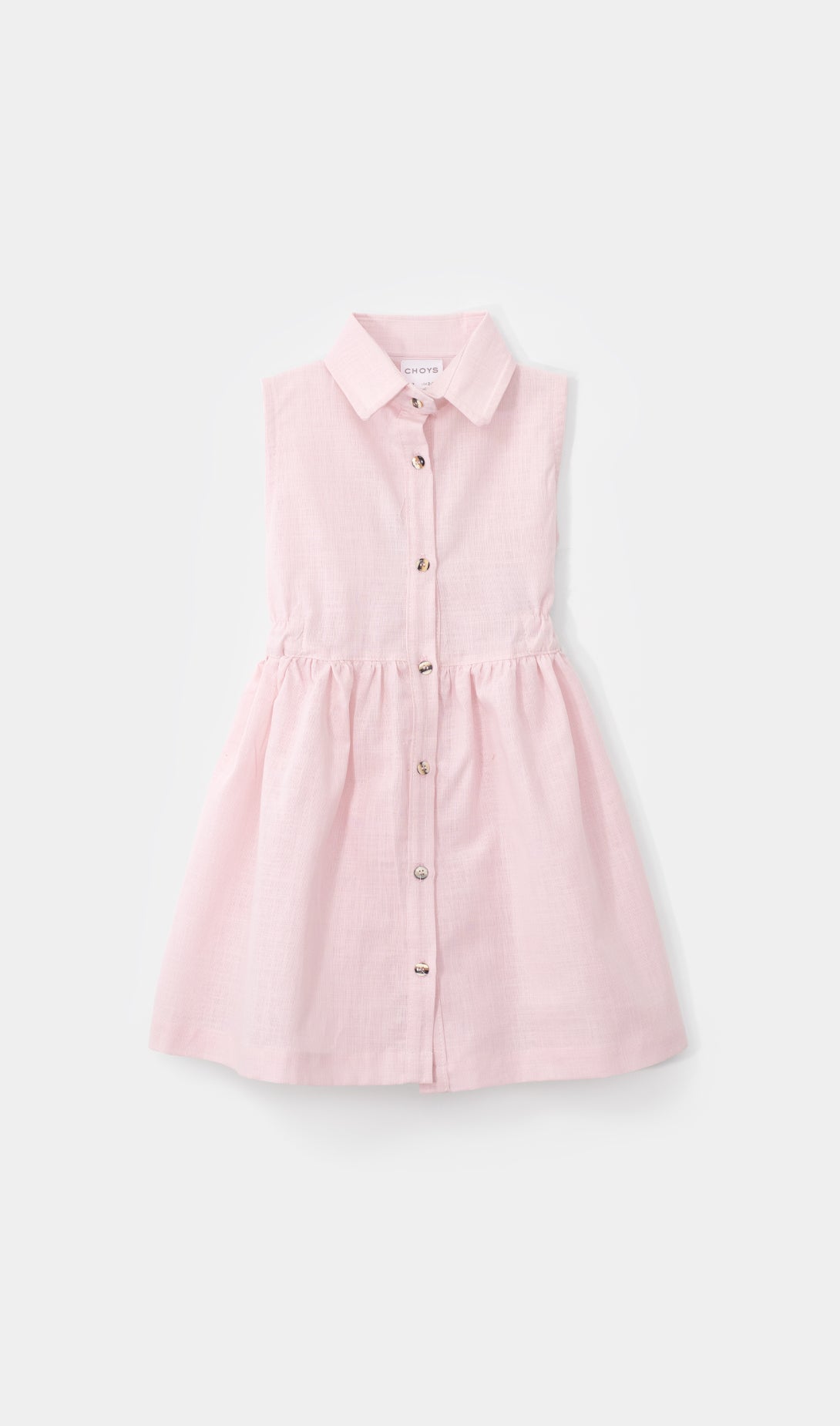 vestido corto baby pink