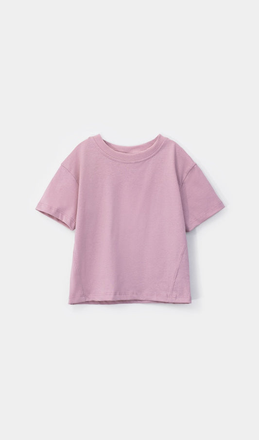 blusa básica rosa palo