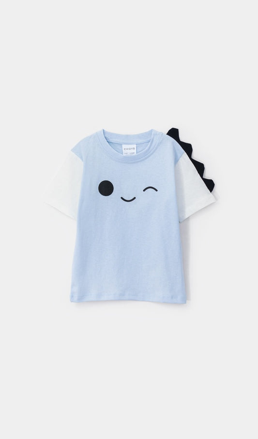 camiseta dino azul