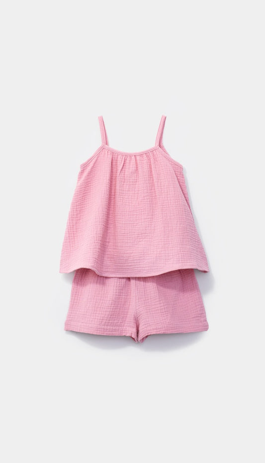 conjunto rosa palo