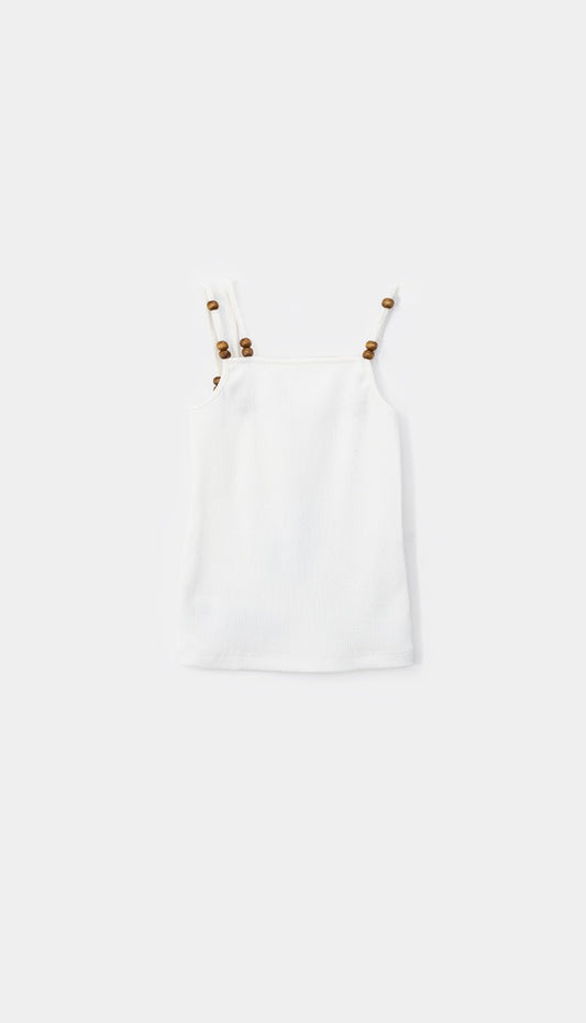 blusa blanca tirante doble