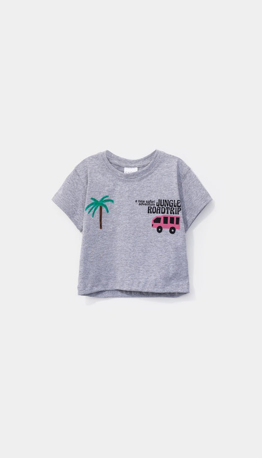 camiseta gris