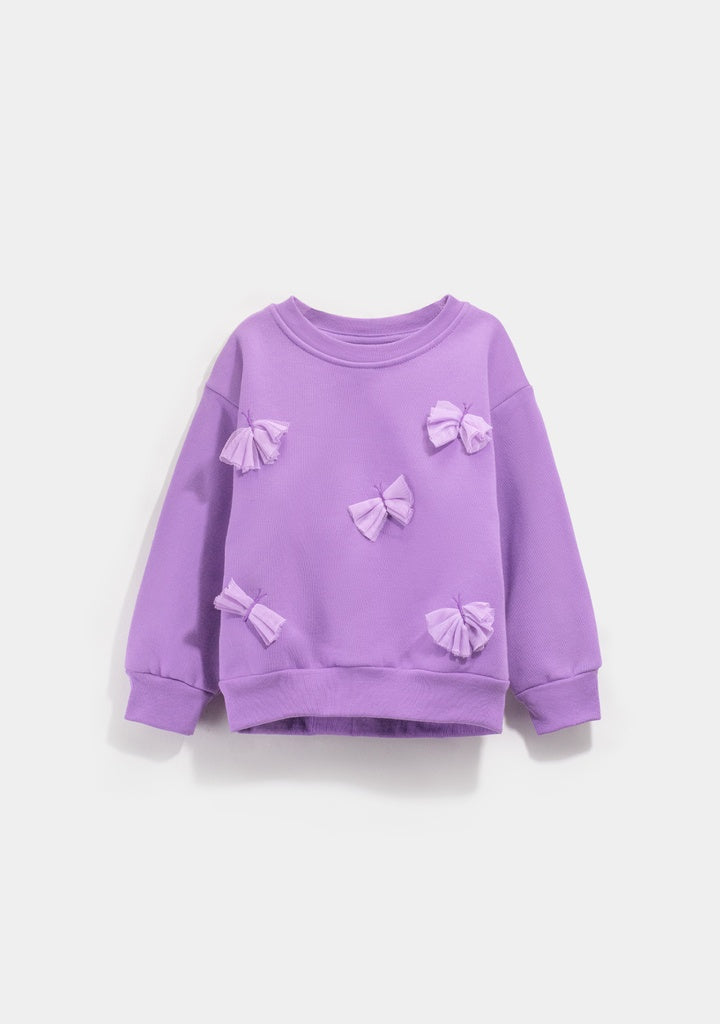 sudadera morada libélulas