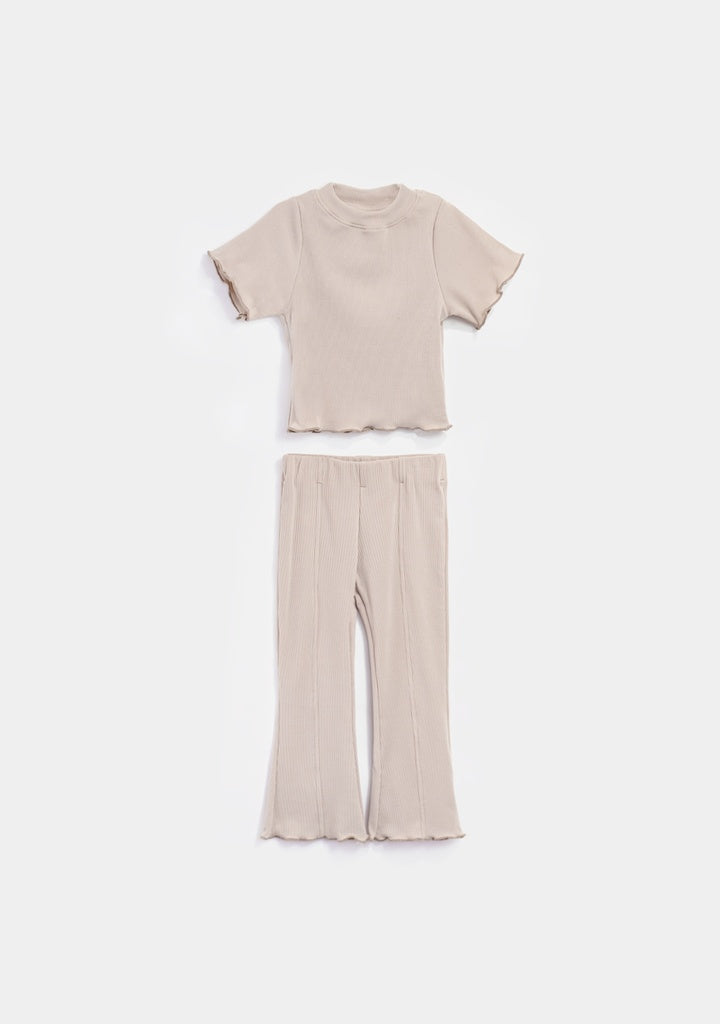 conjunto beige licra