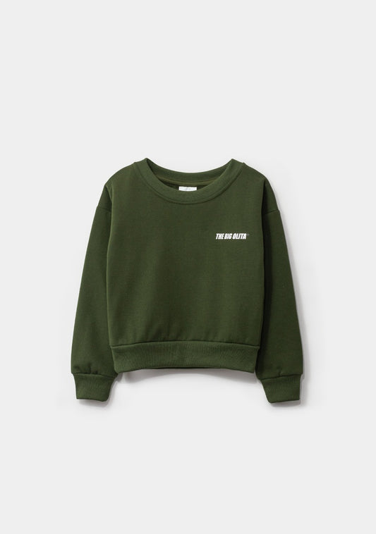 sudadera verde big olita