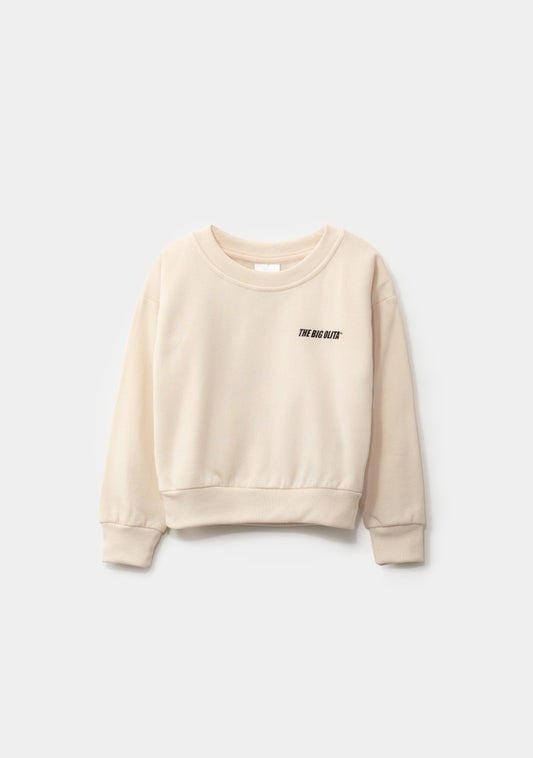 sudadera beige big olita