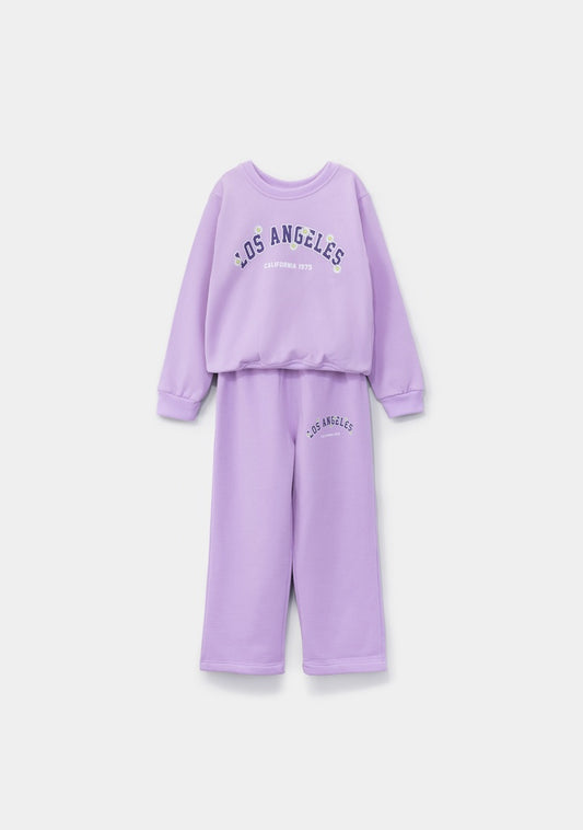 set pants margaritas lila