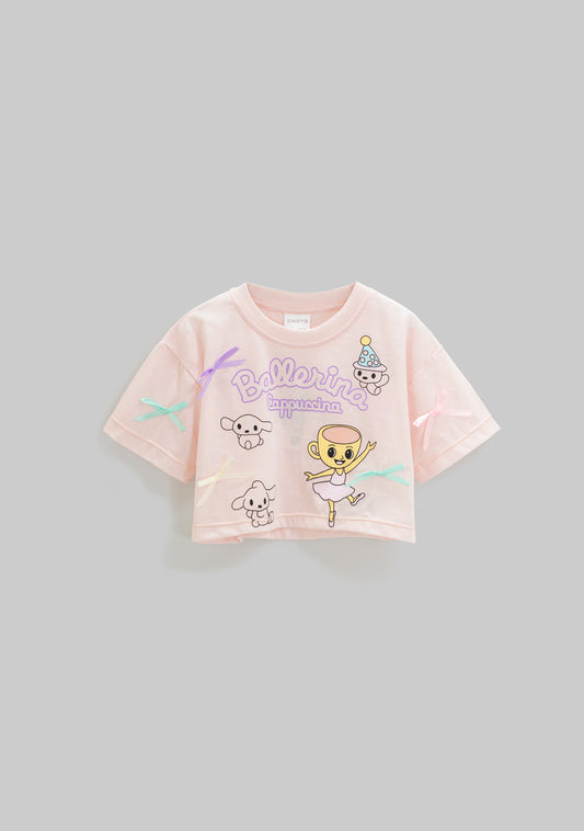 playera oversize ballerina cappucina