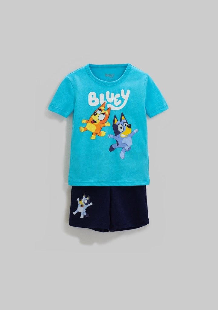conjunto Bluey azul aqua/azul marino