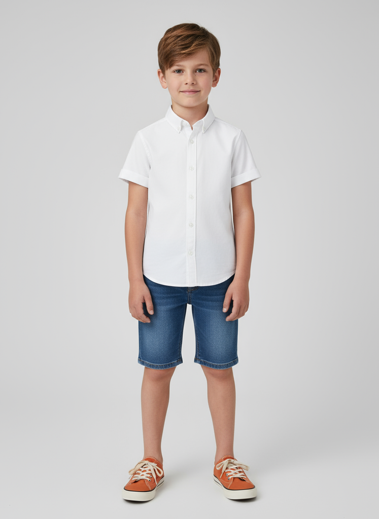 Camisa blanca lisa