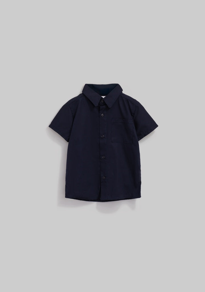 Camisa Botones azul marino