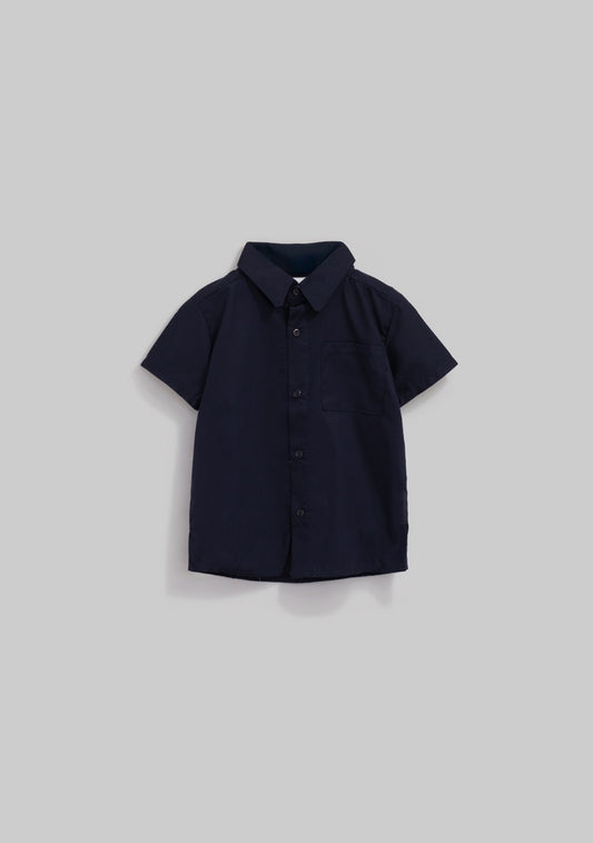 Camisa Botones azul marino