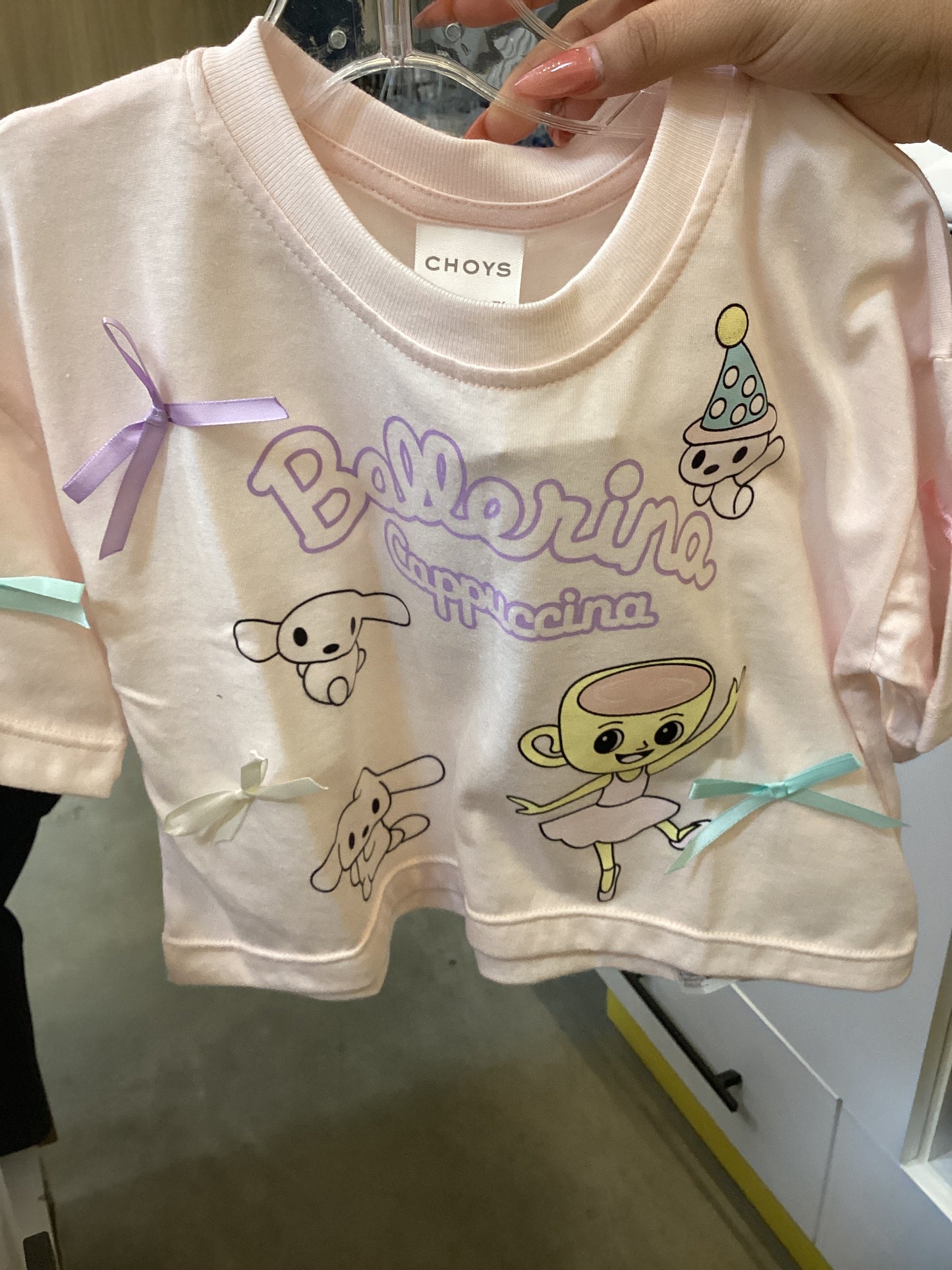playera oversize ballerina cappucina