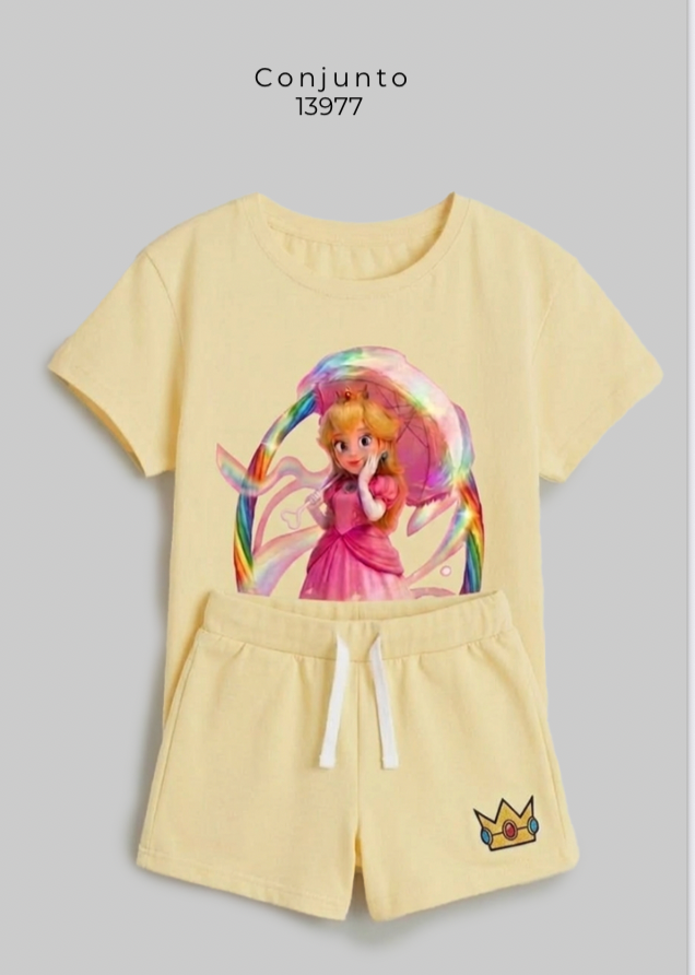 Conjunto princesa Peach