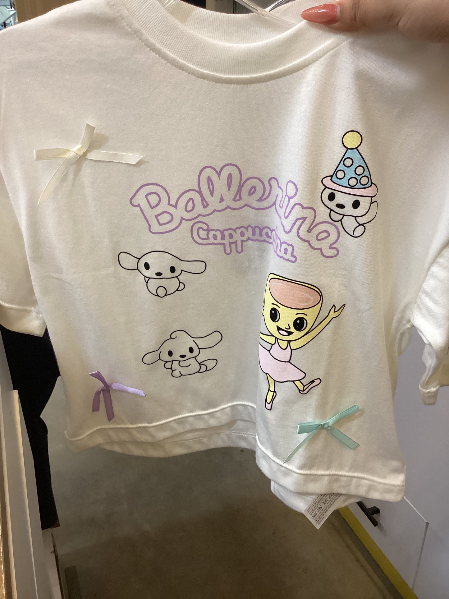 playera oversize ballerina cappucina