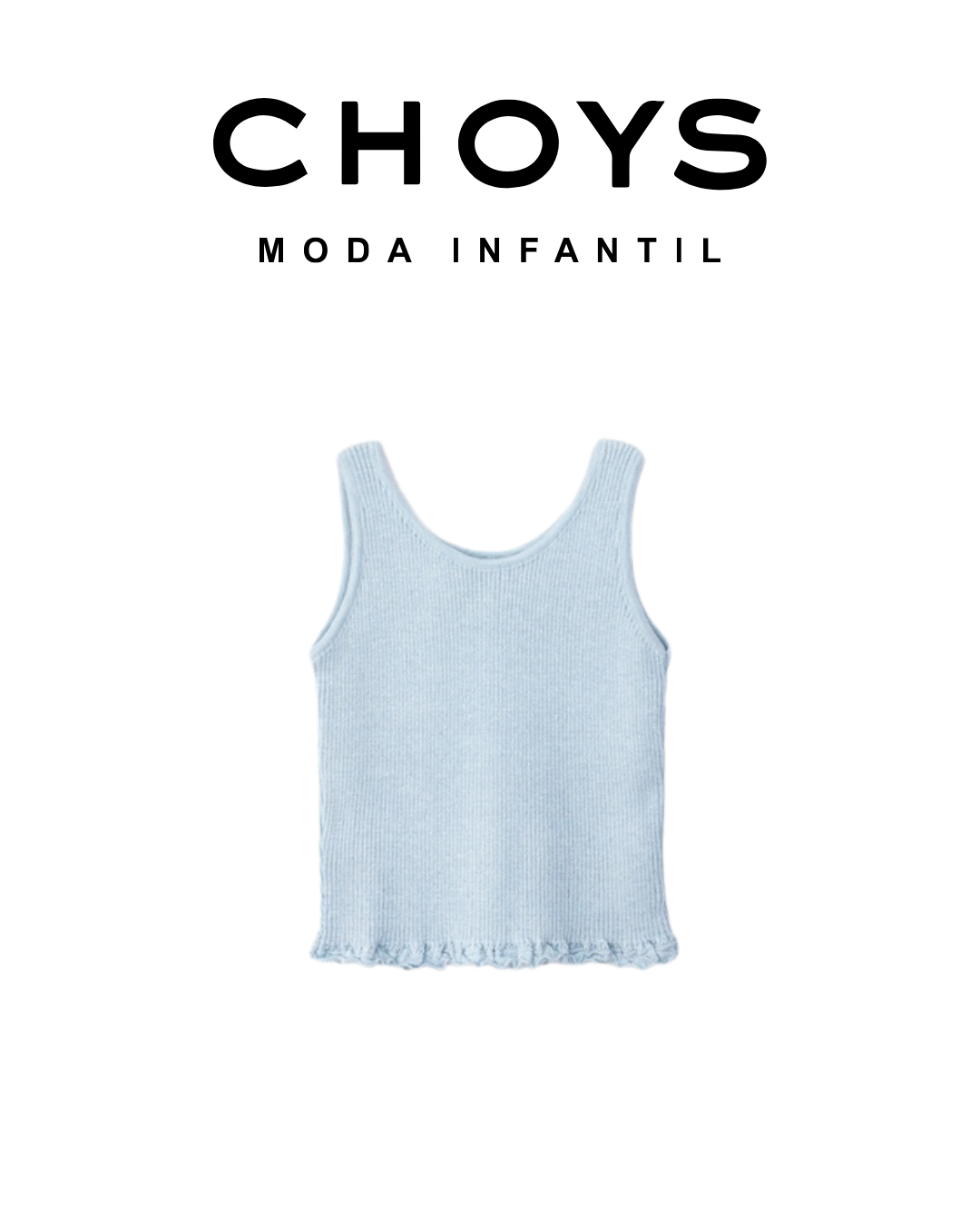 blusa azul tirantes brillo