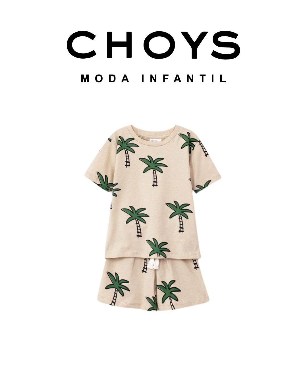 conjunto beige palmeras