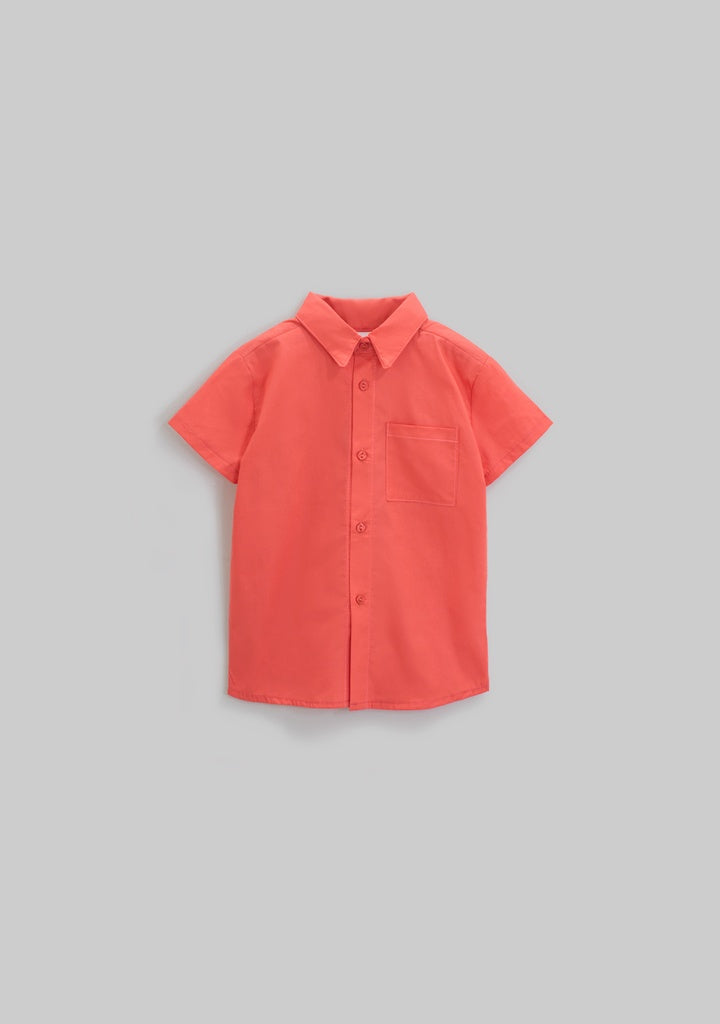 Camisa de botones salmon