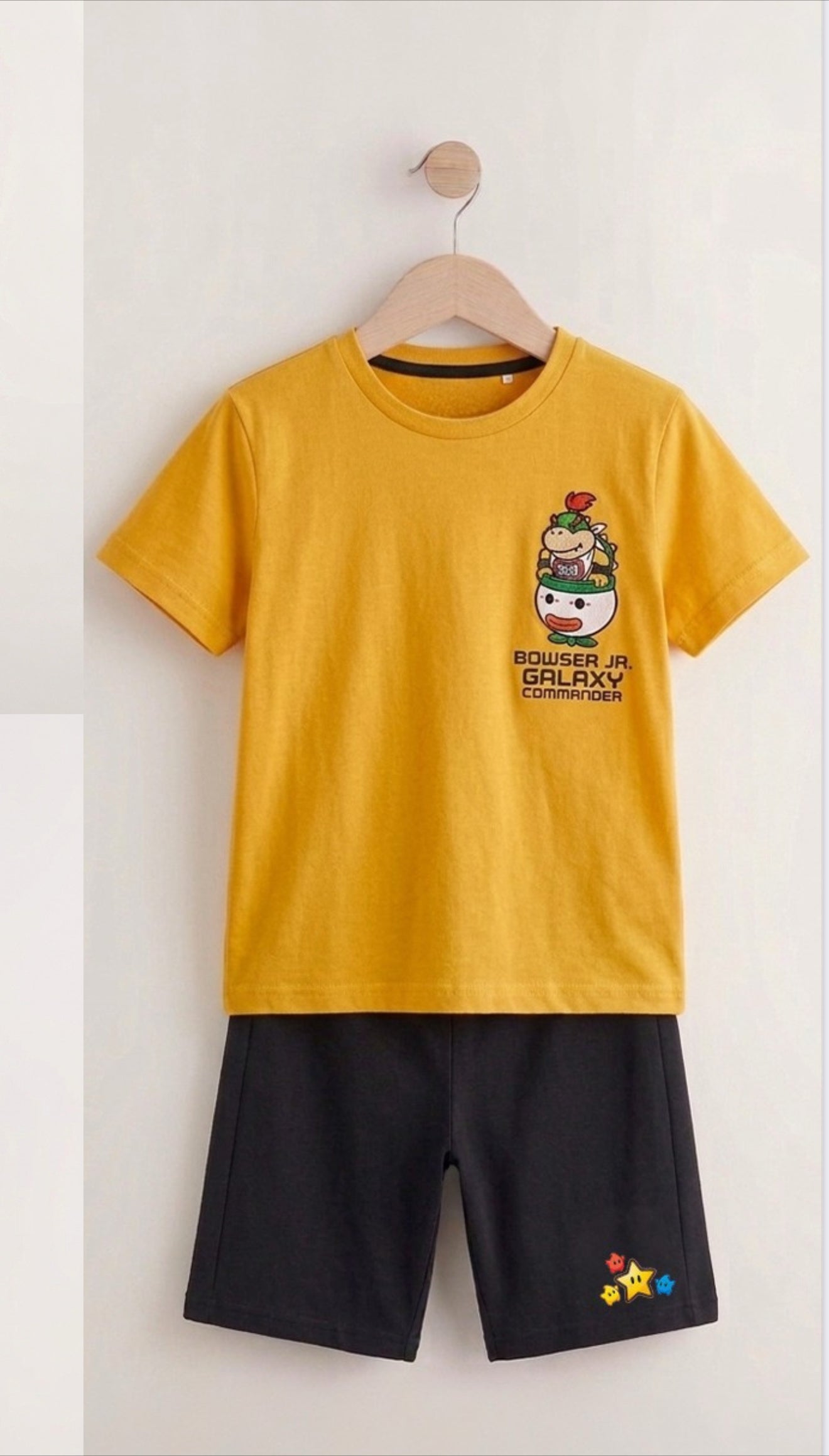 conjunto bowser Jr mostaza