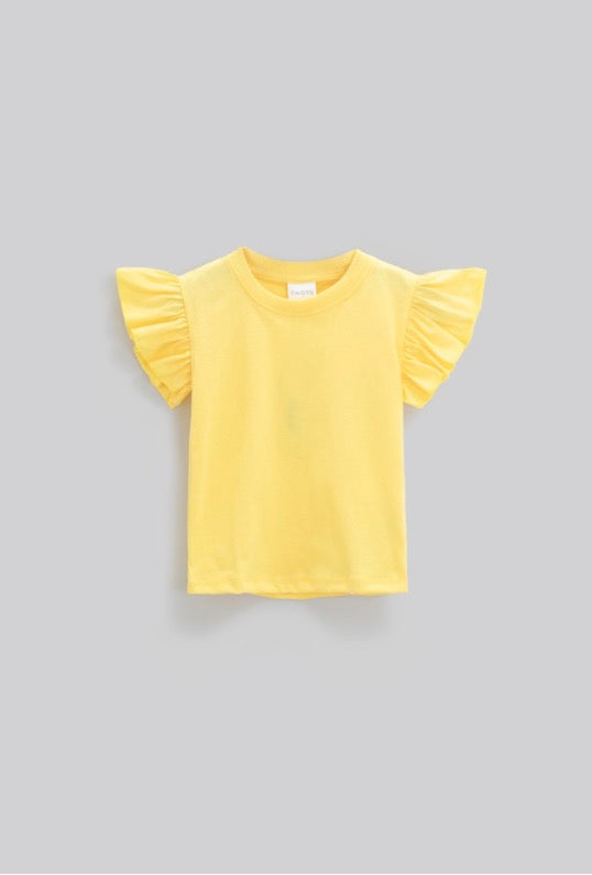 playeras básicas manga mariposa