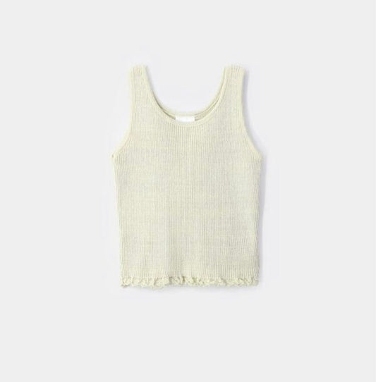 blusa beige tirantes brilloso