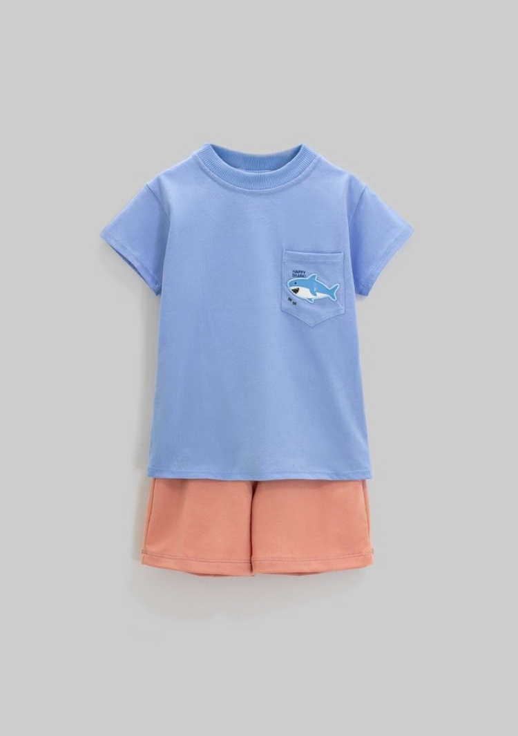 conjunto short tiburón